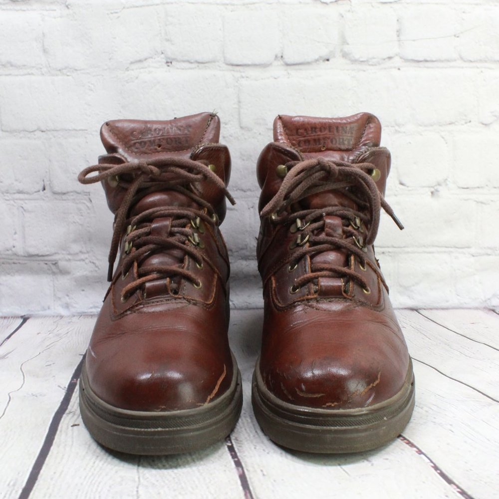 CAROLINA Leather Waterproof Work Boots Size 10 - Picture 4 of 9